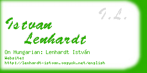 istvan lenhardt business card
